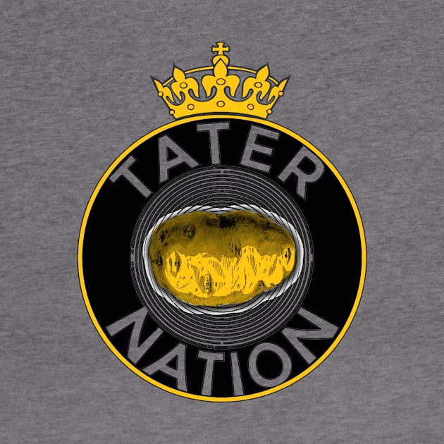 Tater Nation with Golden Crown by Scarebaby